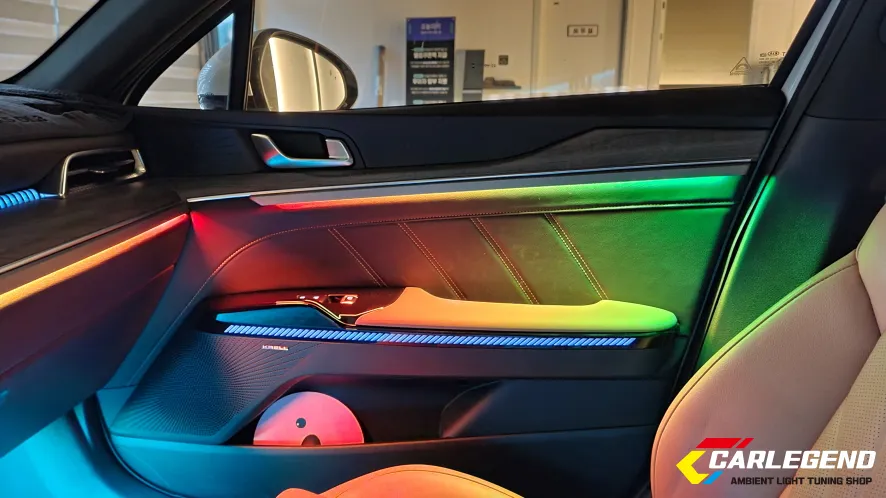 Kia K5 DL3 ambient lighting - Kia K5 DL3 Ambient Lighting Review — Custom Molding photo 5