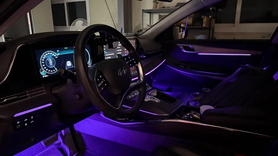 Hyundai Grandeur IG ambient lighting - Hyundai Grandeur IG Ambient Lighting Review — Enhanced Interior M photo 3