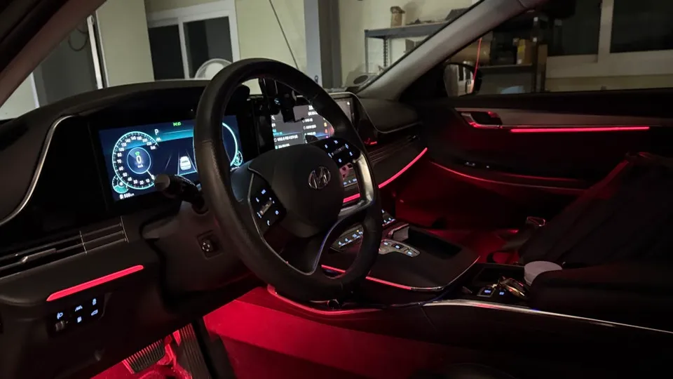 Hyundai Grandeur IG ambient lighting - Hyundai Grandeur IG Ambient Lighting Review — Enhanced Interior M photo 4