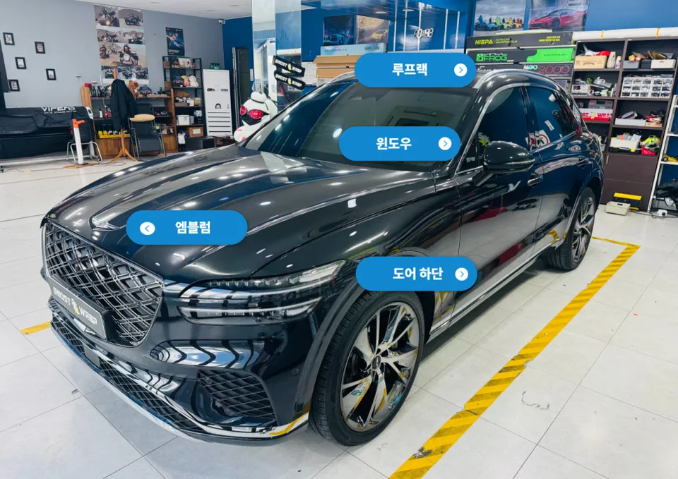 Genesis GV70 vinyl wrap - Genesis GV70 Vinyl Wrap Review: All-Black Transformation photo 4