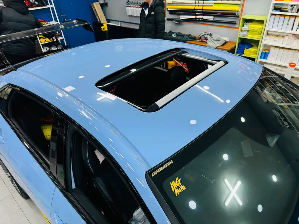 Hyundai Elantra Nのカーラッピング事例|費用目安・仕上がり 施工写真 2-3