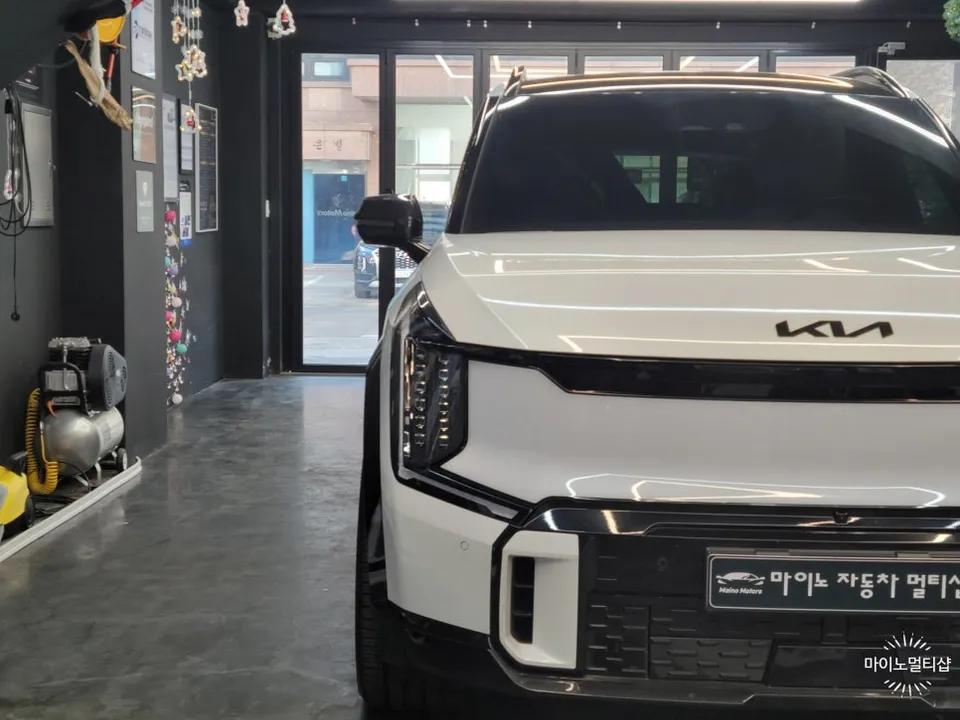 Kia EV9 dash cam installation result