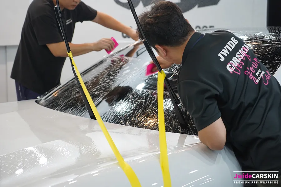 Porsche PanameraのPPF施工事例 施工写真 5