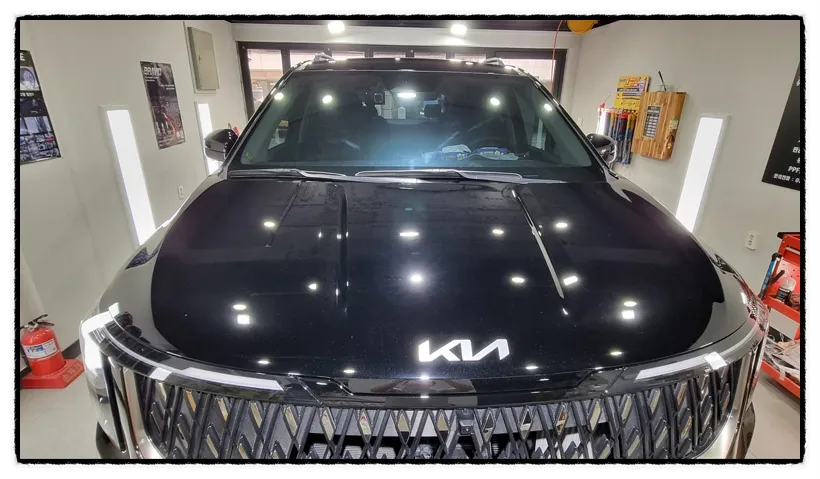 Kia Carnival KA4 ceramic coating installation result