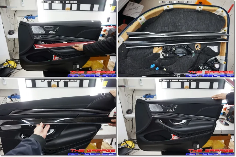 Mercedes-Benz S-Class W222 interior customization - Mercedes-Benz S-Class W222 Interior Piano Wood Trim Upgrade photo 6
