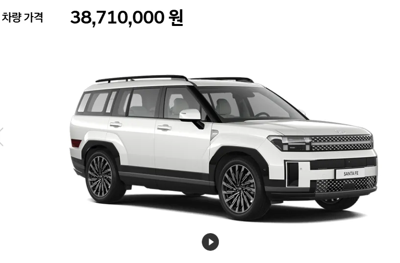 Hyundai Santa Fe MX5 PPF施工事例|ブラックPPFでツートン化 施工写真 1-1