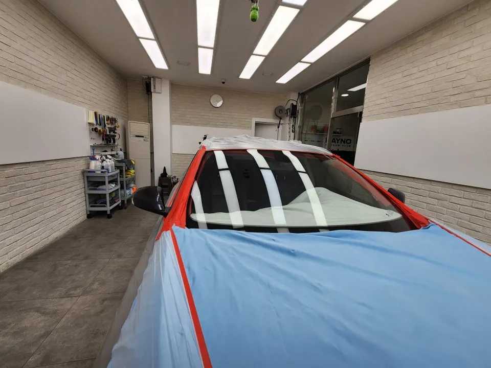 BMW M5のカーフィルム施工事例|費用目安・仕上がり 施工写真 3-1