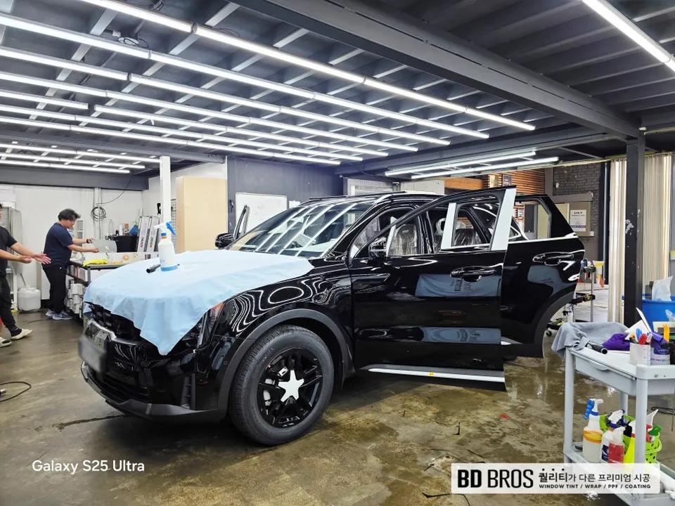 Kia Sorento new car package installation result
