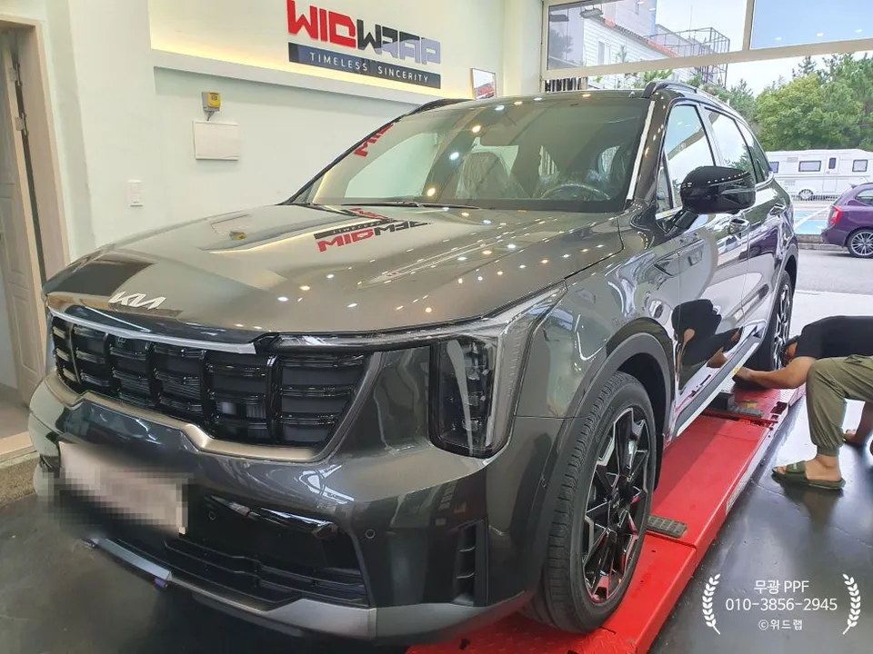 Kia Sorento MQ4の無光PPF施工事例｜韓国の実績 写真