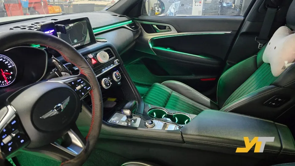 Genesis G70 ambient lighting - Genesis G70 Ambient Lighting Review: Hidden Style & Cost photo 3