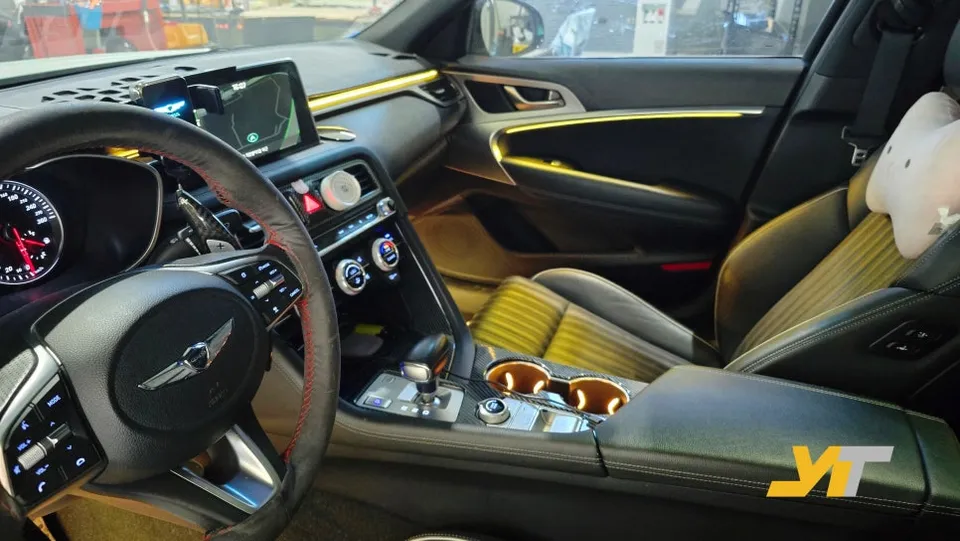 Genesis G70 ambient lighting - Genesis G70 Ambient Lighting Review: Hidden Style & Cost photo 4