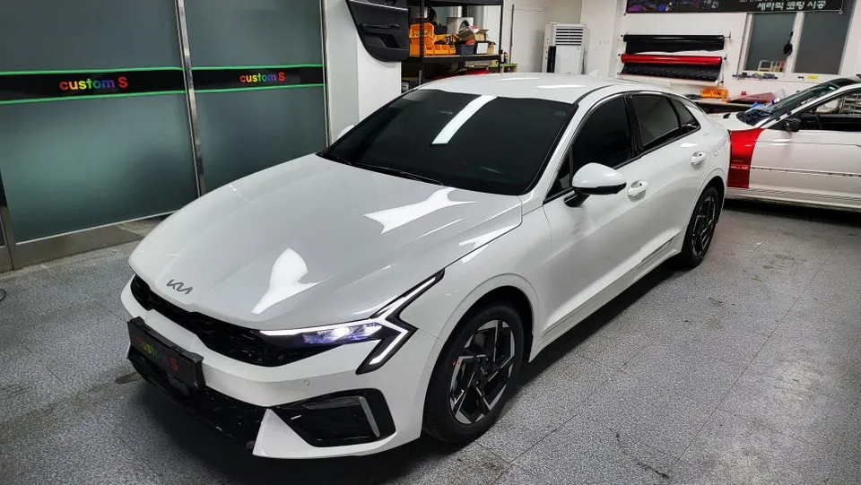 Kia K5 DL3 PPF施工事例|費用目安と仕上がり 施工写真 1-2