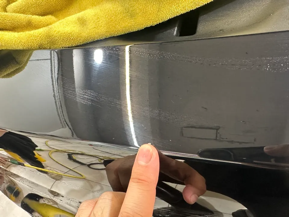 Tesla Model Y PPF再施工事例|費用目安と仕上がり 施工写真 2-3