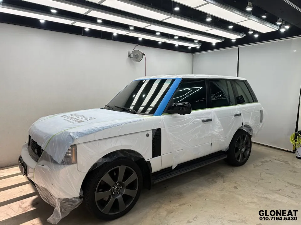 Land Rover Vogueのカーフィルム施工事例|費用目安・仕上がり 施工写真 1-2