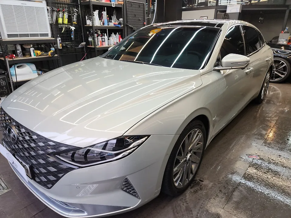 Hyundai Grandeur IGのPPF施工事例|費用目安と仕上がり 施工写真 4-1
