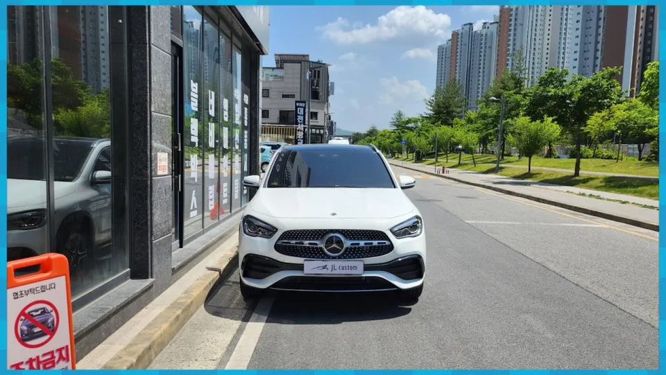 Mercedes-Benz GLE body kit installation result