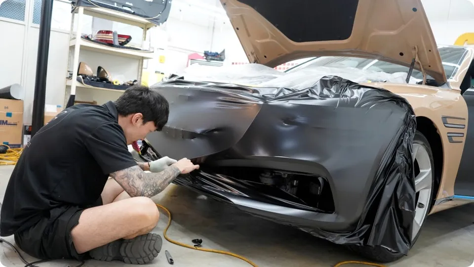 Genesis G80 PPF施工事例｜費用目安と仕上がり 施工写真 1-2