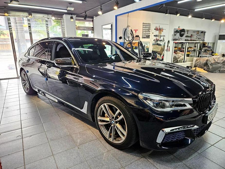 BMW 7 Series body repair installation result