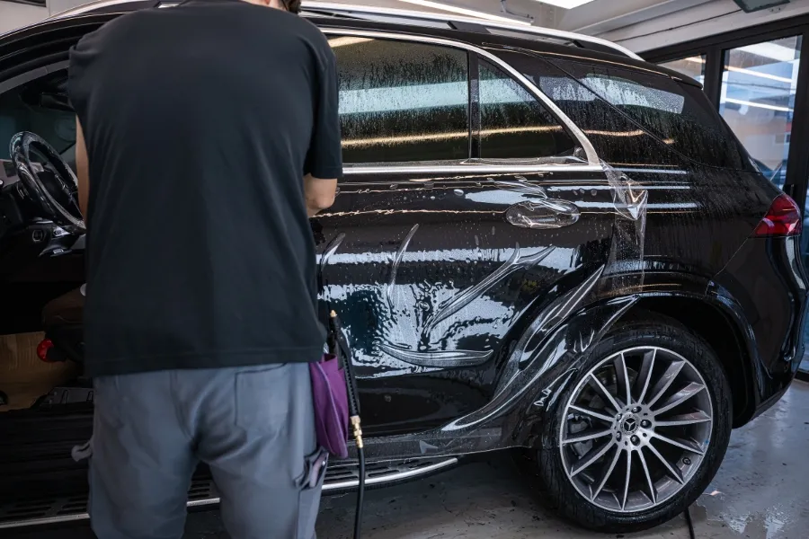 Mercedes-Benz GLEのPPF施工事例|費用目安・仕上がり 施工写真 1-2