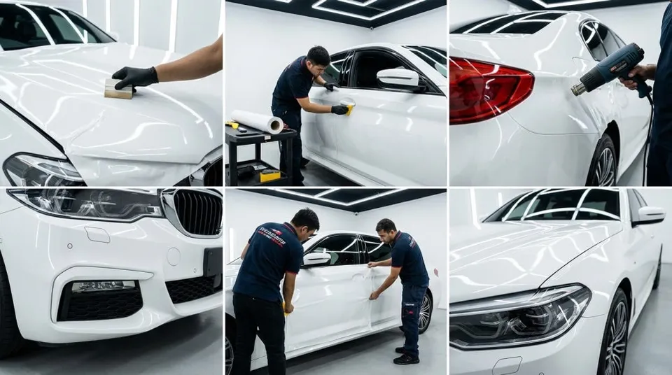 BMW 5 Series G30 vinyl wrap - BMW 5 Series G30 Vinyl Wrap Review: Cost & Results photo 4