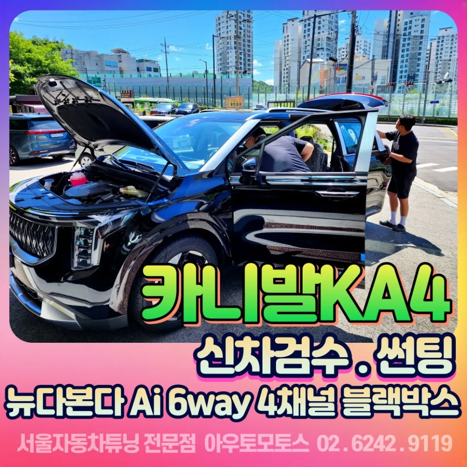 Kia Carnival KA4 new car package installation result