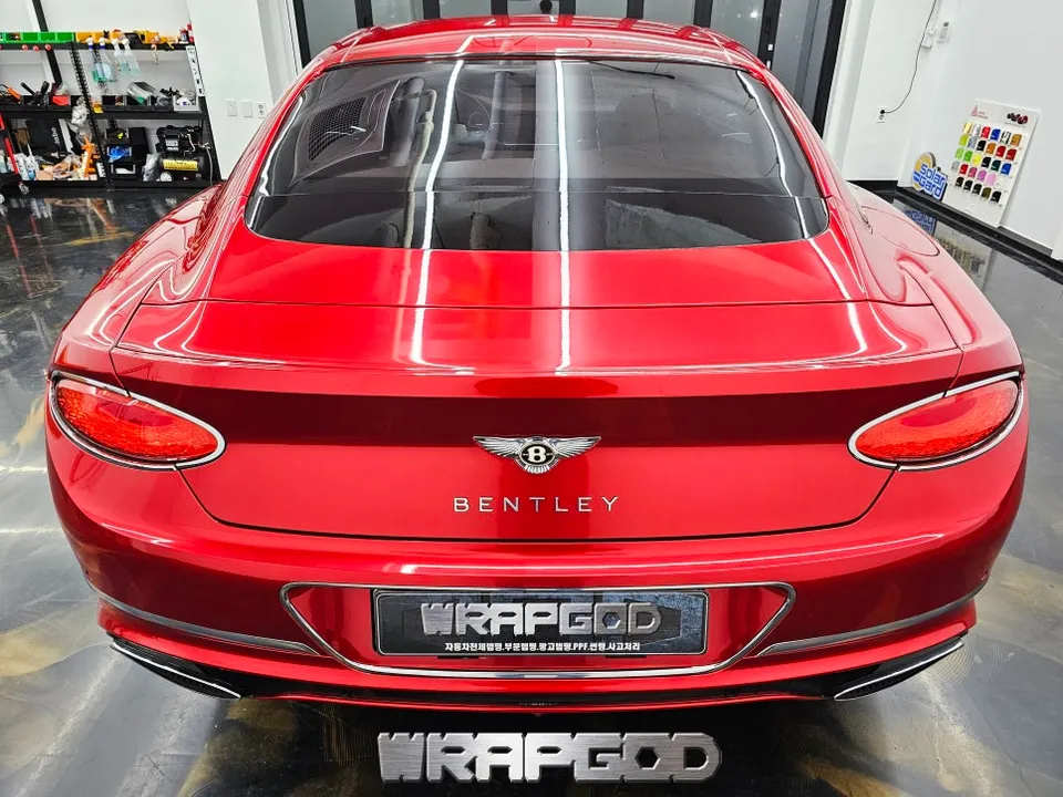 Bentley Continental GT vinyl wrap - Bentley Continental GT Color Change Wrap Review: True Blood photo 3
