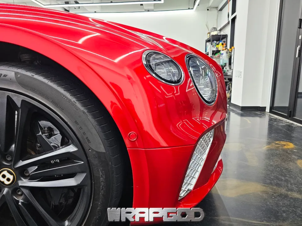 Bentley Continental GT vinyl wrap - Bentley Continental GT Color Change Wrap Review: True Blood photo 4