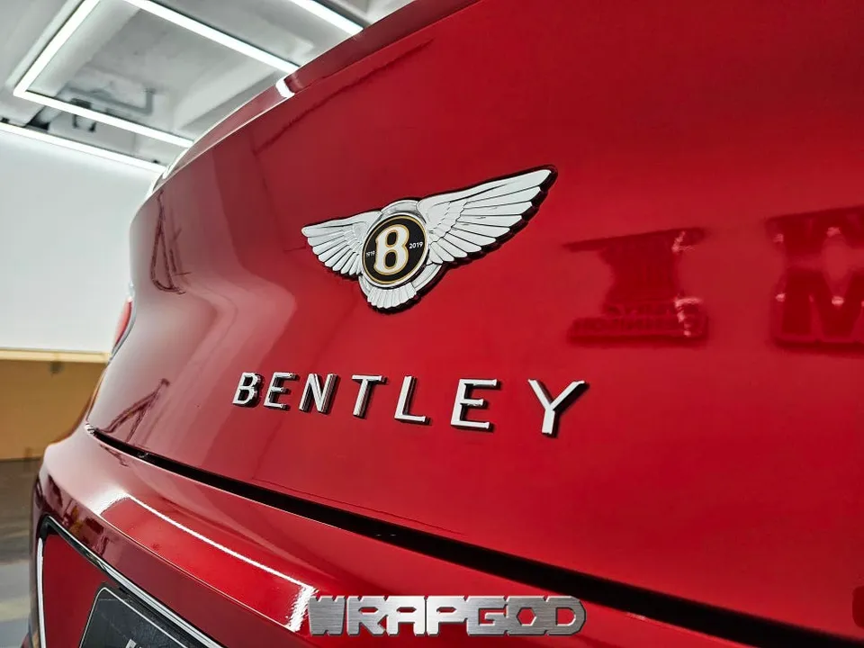 Bentley Continental GTのカーラッピング事例 施工写真 4-2
