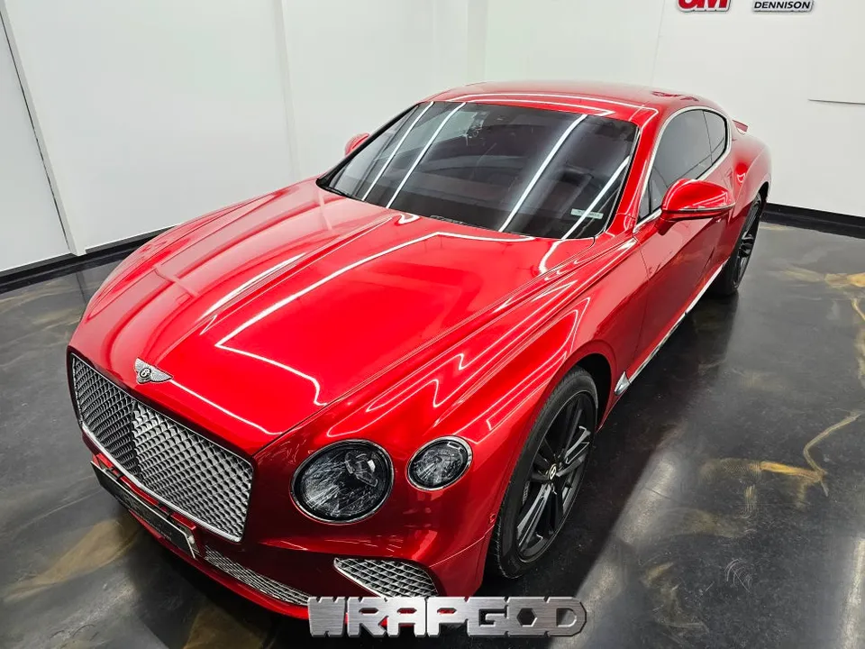Bentley Continental GTのカーラッピング事例 施工写真 1-3