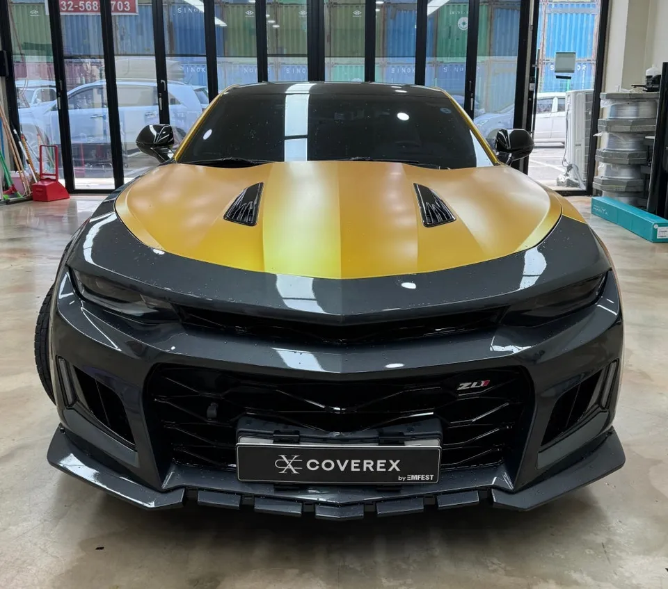 Chevrolet Camaroのカーラッピング事例 施工写真 2