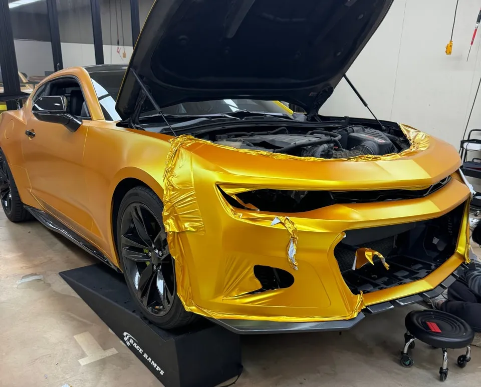 Chevrolet Camaroのカーラッピング事例 施工写真 6