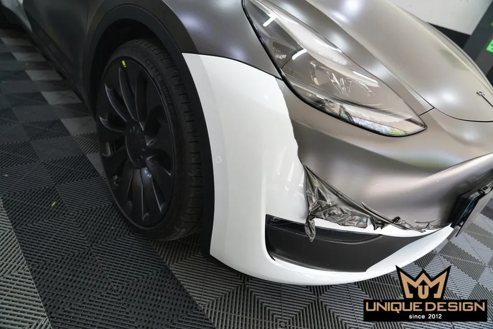 Tesla Model Y Full Wrap Repair Completed! photo 4