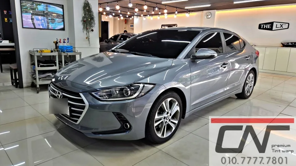 Hyundai Elantra ADのカーフィルム施工事例|費用目安・仕上がり 写真