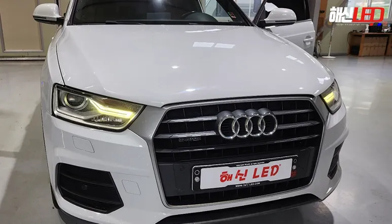 Audi Q3 lighting upgrade - Audi Q3 Lighting Upgrade Review: Yellowing Daylight Restoration photo 3