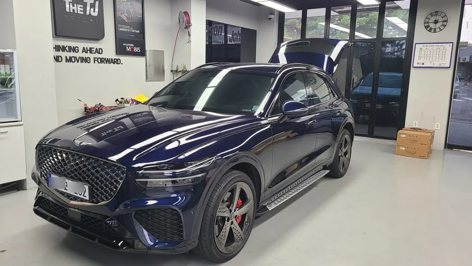 Genesis GV70 lighting upgrade installation result