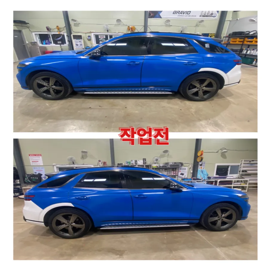 Genesis GV70 vinyl wrap - Genesis GV70 Vinyl Wrap Removal Review: Restored Original Paint photo 3
