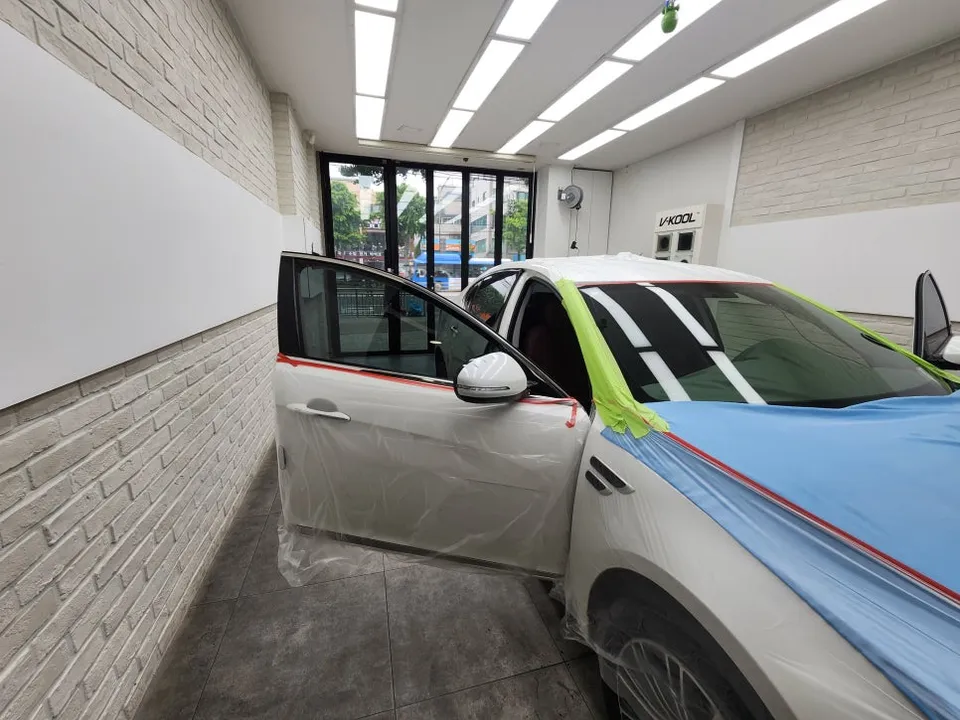 Kia K7のカーフィルム施工事例|費用目安と仕上がり 施工写真 3-1