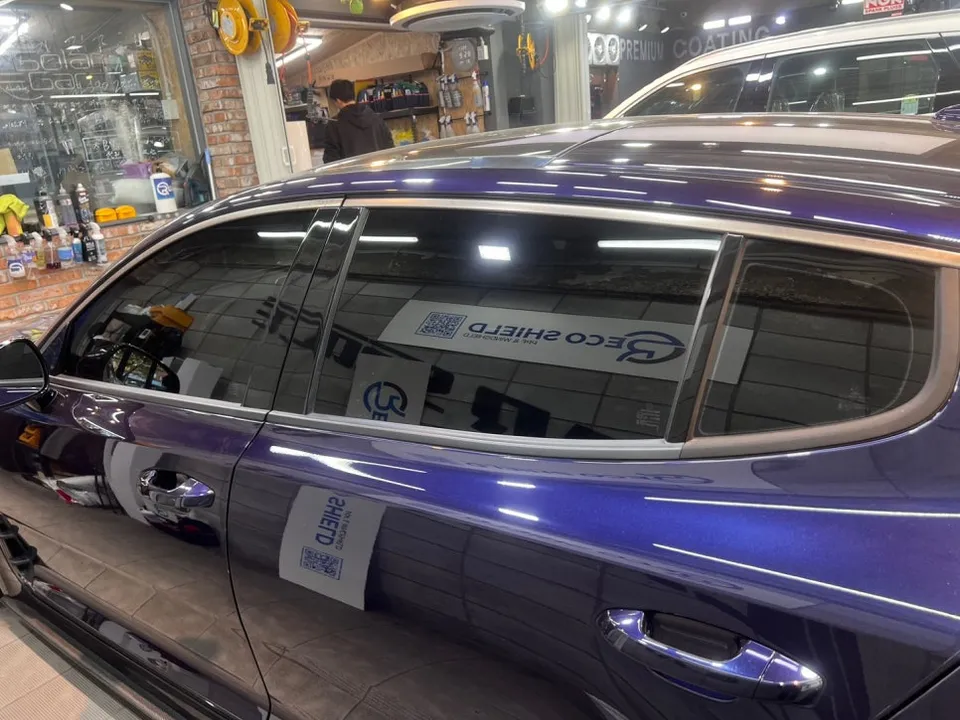 Kia Stingerのカーフィルム施工事例|費用目安・仕上がり 施工写真 1-1