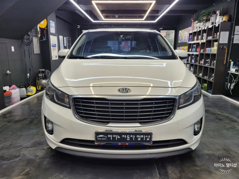 Kia Carnival android head unit installation result