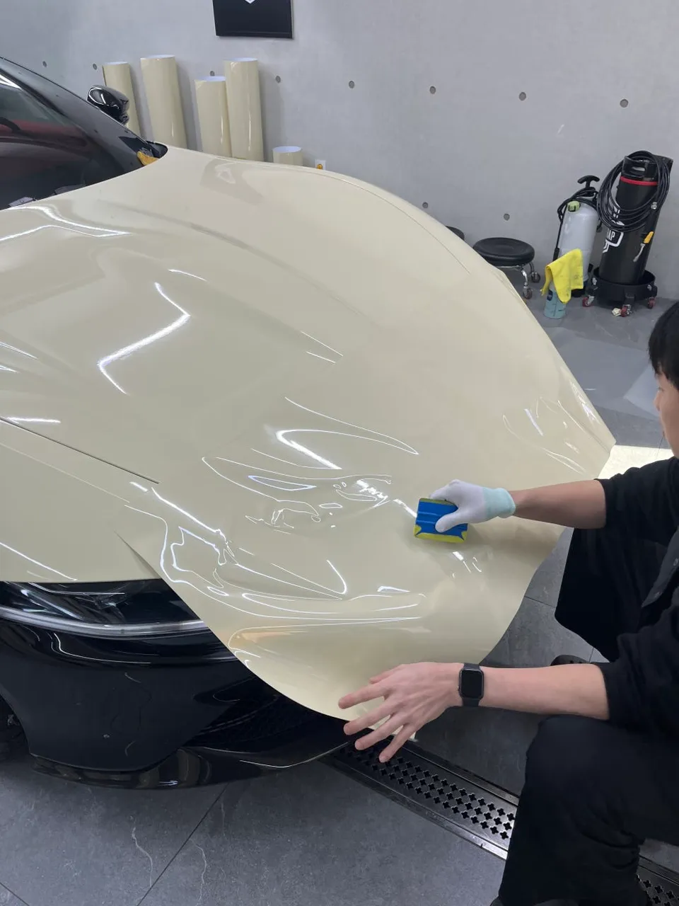Ferrari Romaのカーラッピング事例 施工写真 3