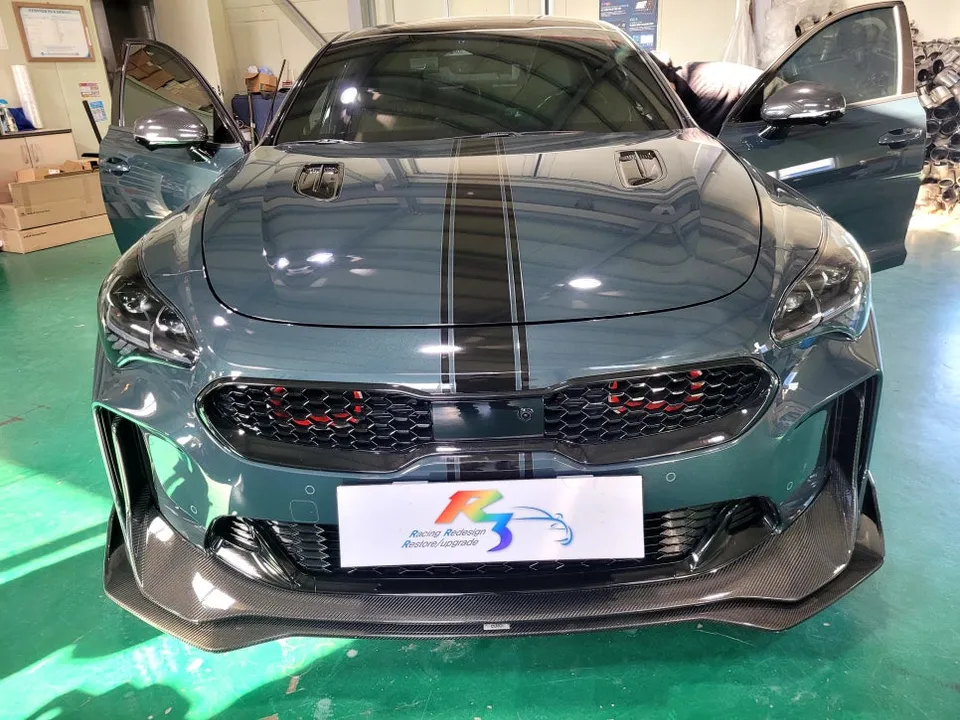 Kia 스팅어 마이스터 interior customization installation result