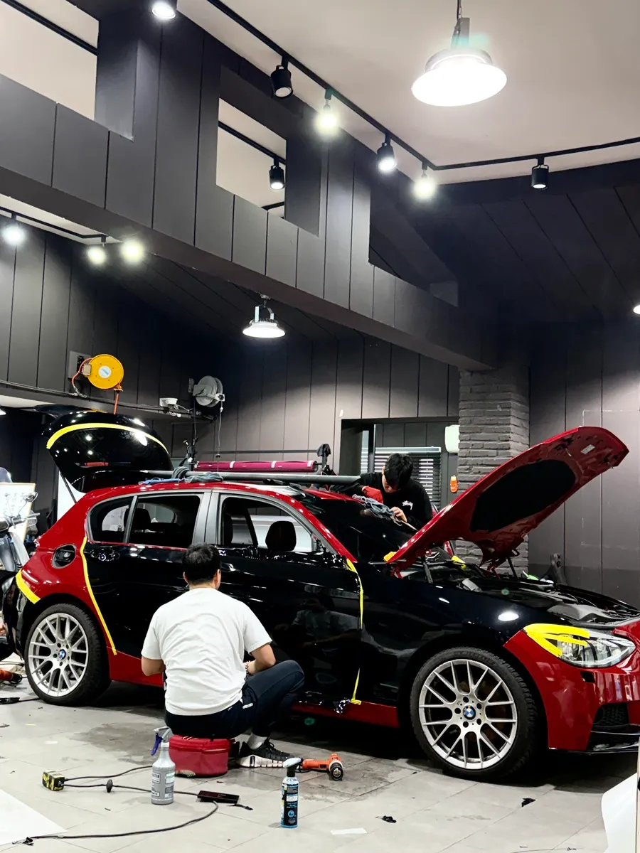 BMW 1 SeriesのブラックPPF施工事例|費用目安・仕上がり 施工写真 4-1