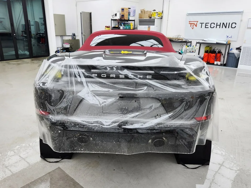 ポルシェ 718 Boxster GTS PPF施工事例|費用目安・仕上がり 施工写真 2-1