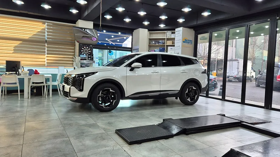 Kia Sportage NQ5 body kit installation result