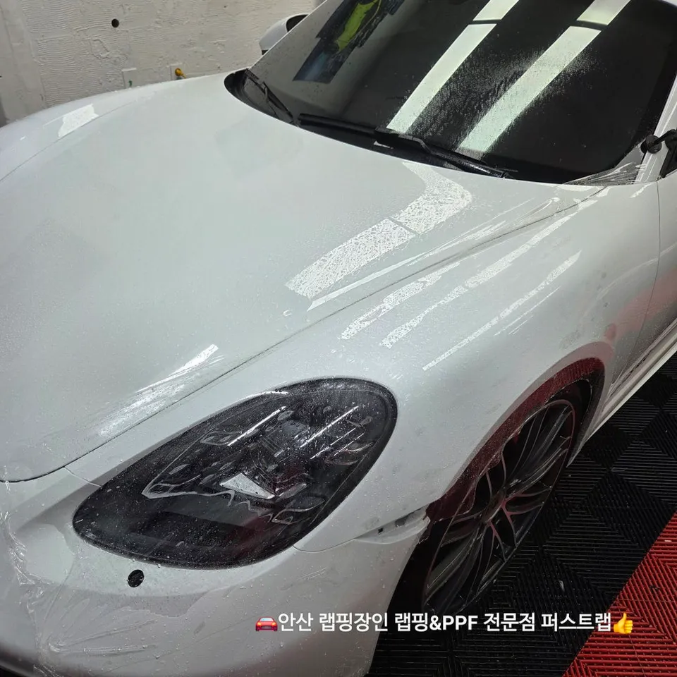 ポルシェ 718 Boxster GTS PPF施工事例|韓国での実例 施工写真 3-2