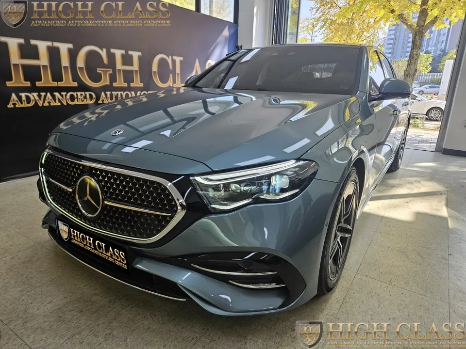 Mercedes-Benz E-Class W214 car audio installation result