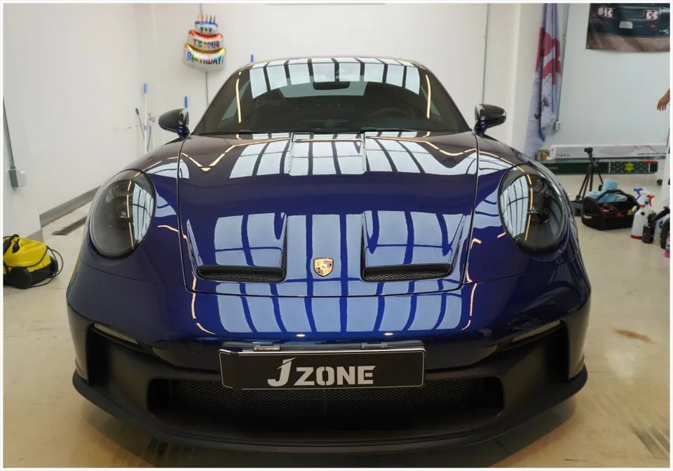Porsche 911 GT3 Window Tinting Review — Premium Re-application photo 2