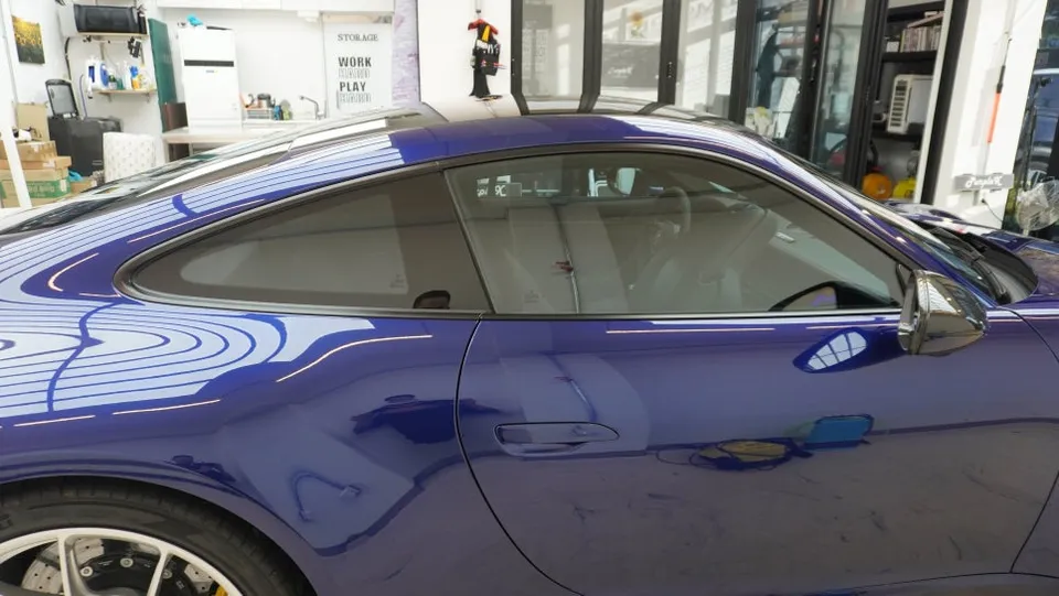 Porsche 911 GT3 window tinting - Porsche 911 GT3 Window Tinting Review — Premium Re-application photo 5