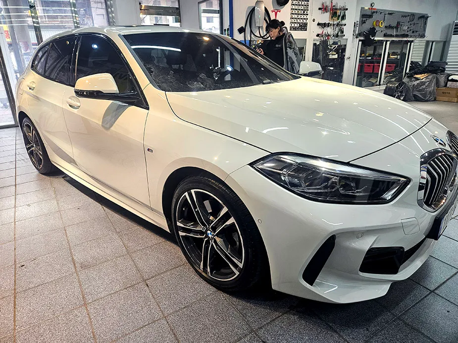 BMW 1 Series body repair installation result