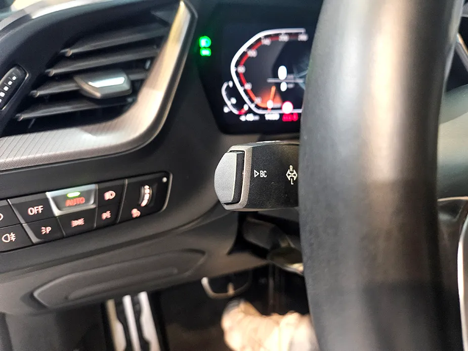 BMW 1 Series body repair - BMW F40 1 Series BC Button Repair Review photo 4